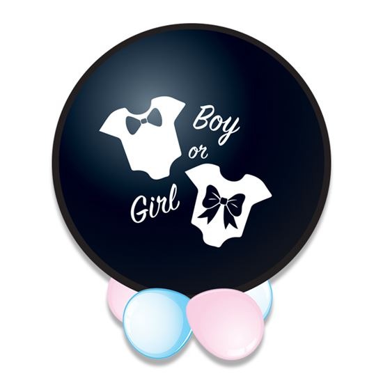 It's a boy confetti ballon (Ø61cm)